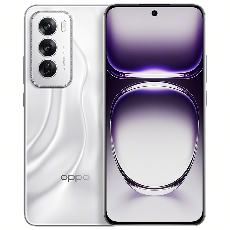 OPPO Reno12超美小直屏 天玑8250星速版旗舰芯 实况照片 5G AI手机（单位：台） 千禧银 16G+512G