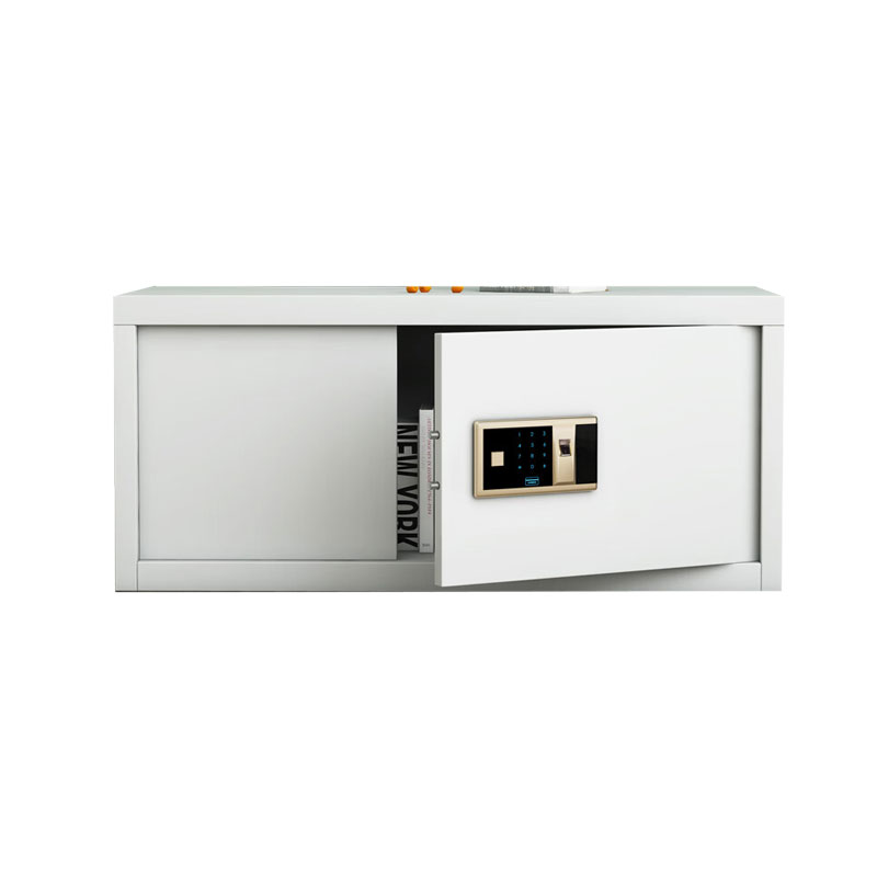 中伟保密柜文件柜档案柜保险柜双保险密码柜指纹锁灰白单节加厚款 单位：个 珍珠灰