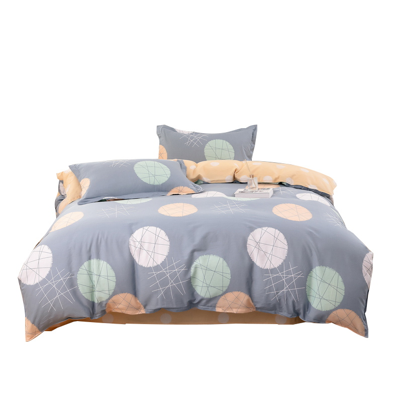 生活元素韵律全棉四件套SY-237C（单位：套） 灰橙色