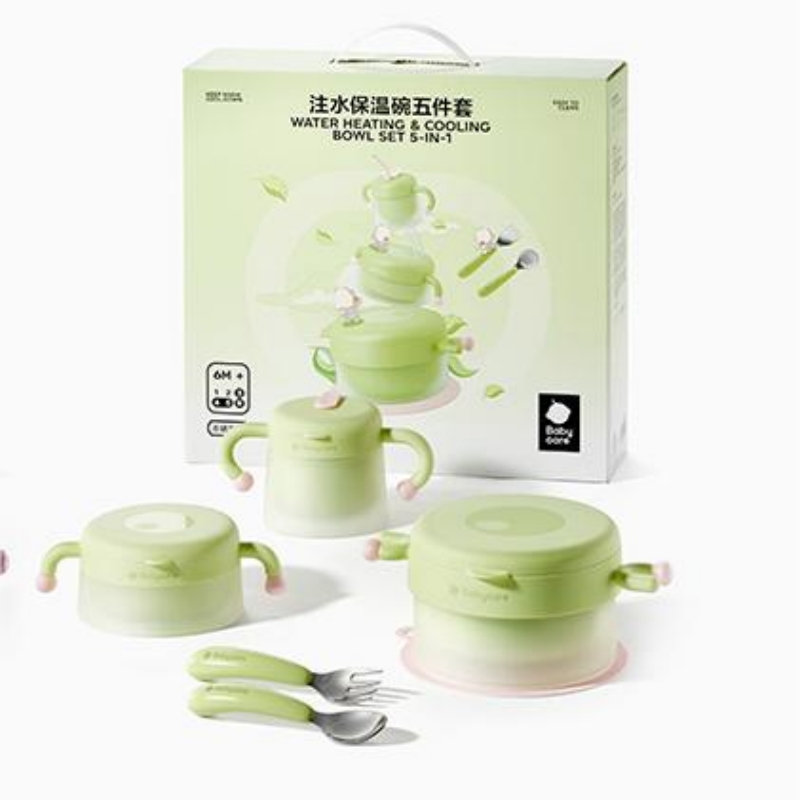 babycare BC2108051 注水保温碗-五件套 拉文迪青（套） 拉文迪青