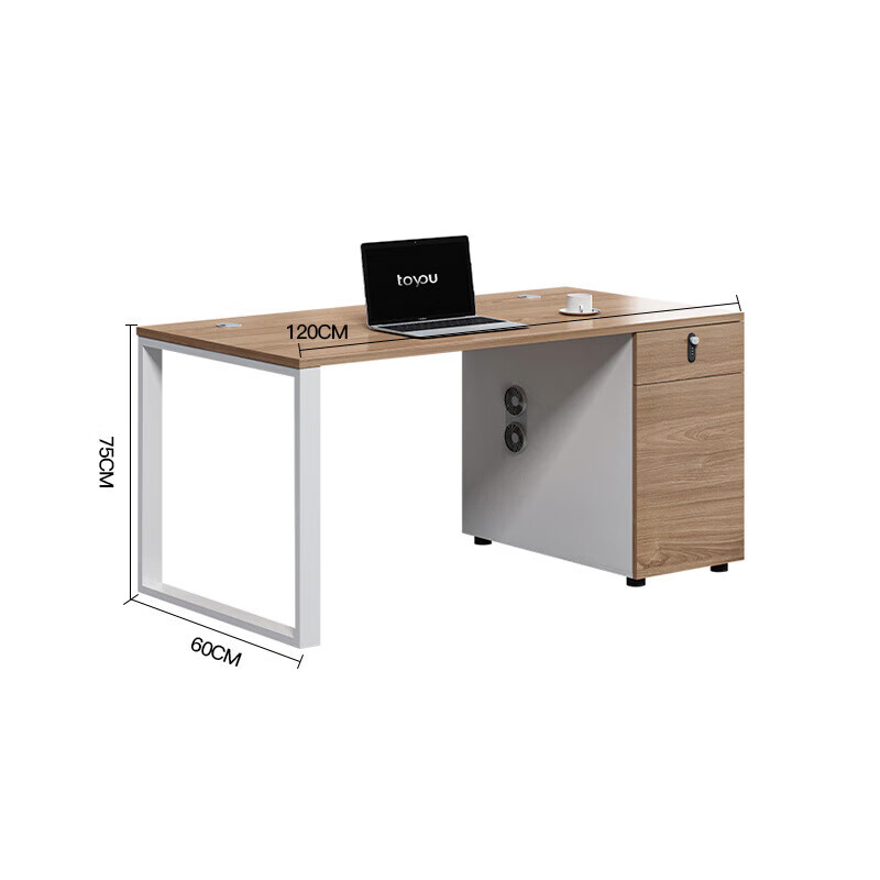 荣美盛职员桌口子型办公桌 张 1200*600*750