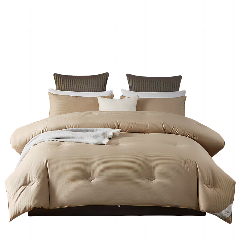 康尔馨希尔顿铭逸防螨抗菌60支纯棉200*230CM（单位：条） 香槟春秋被芯