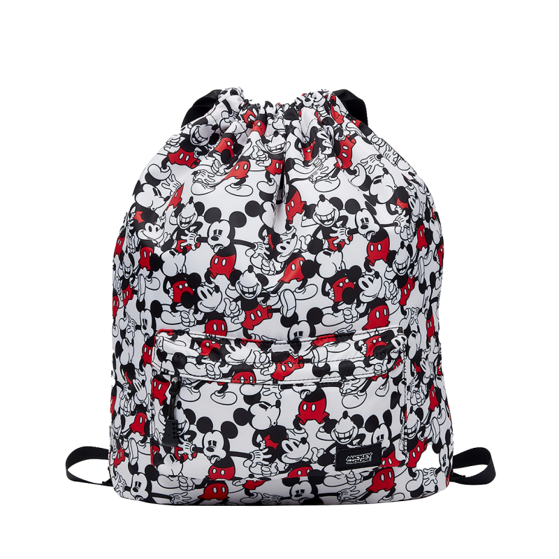 笑梦歌迪士尼米奇系列轻便简易抽19L绳包双肩包背包MG-MQ2027复合涤纶防水（单位：个） 红色