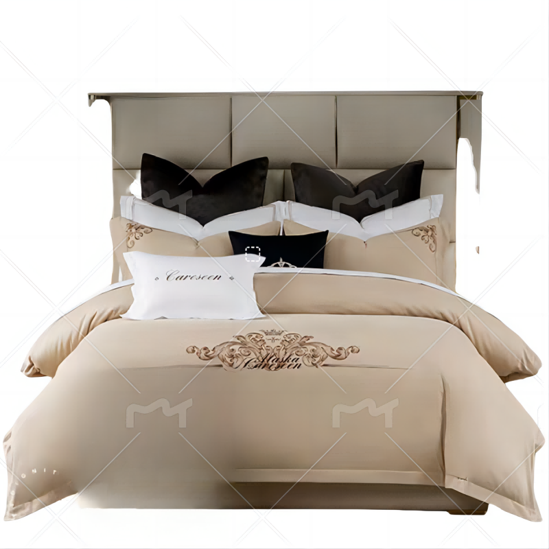 康尔馨纯棉轻奢高级感加尔加诺四件套200*230CM（单位：套） 香槟色