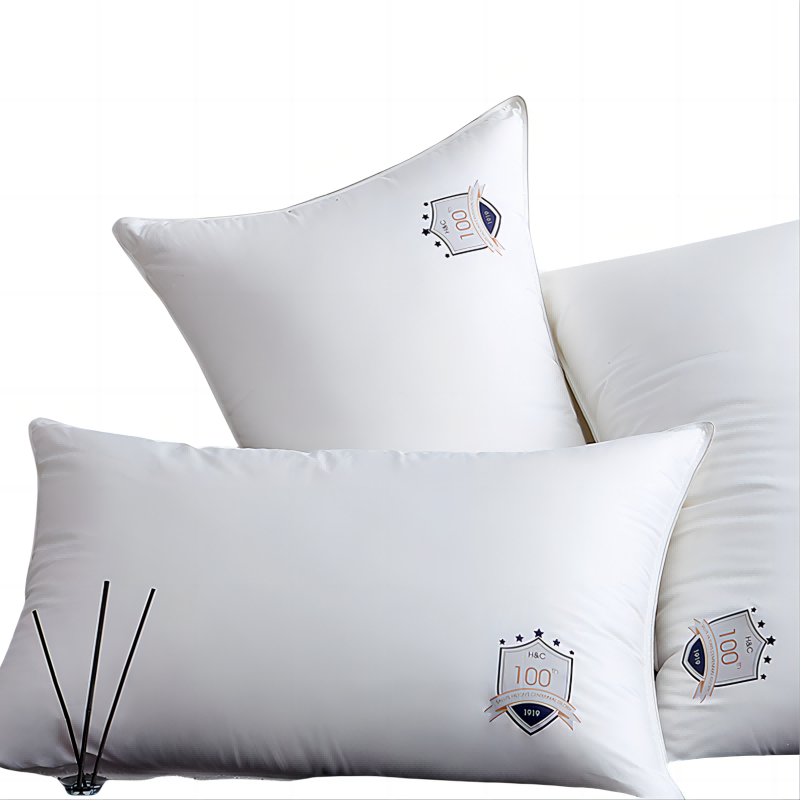 康尔馨希尔顿百年致敬抗菌纤维枕（一只装）48*74CM软枕（单位：只） 白色