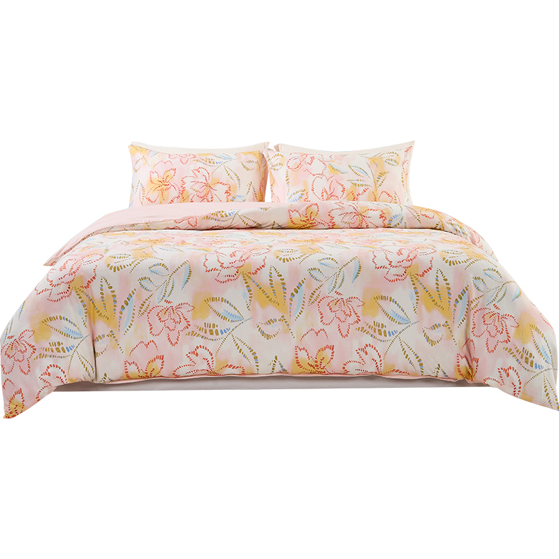 唯我奈特针织棉A类防螨床上四件套纯棉100% 【珊瑚海四件套】   200*230cm