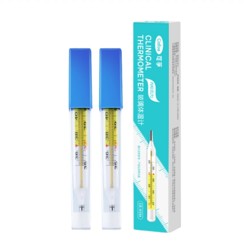 可孚玻璃体温计	内标式（大）CR.W23A*2支 水蓝色