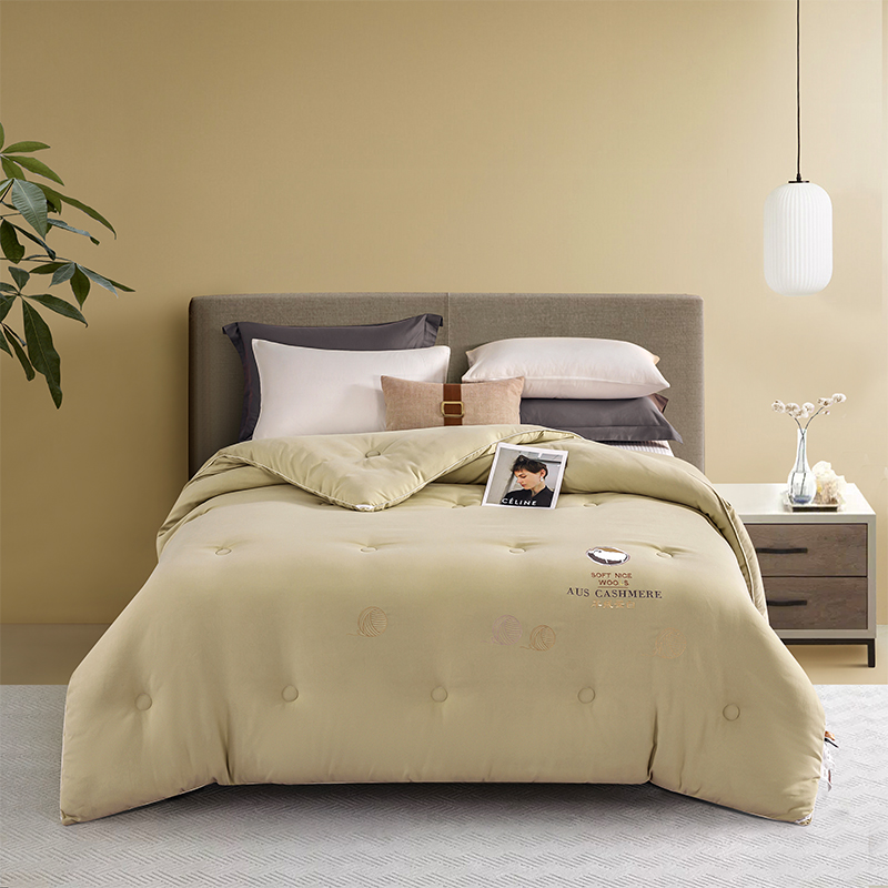 天琴羊绒暖润双感被TQ-B102（单位：床） 奶白色