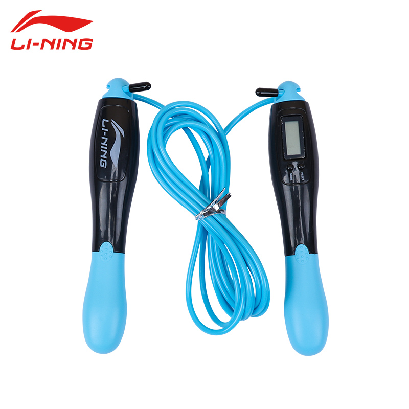李宁电子计数跳绳AQTQ202-1绳长280cm(单位：个） 深蓝色