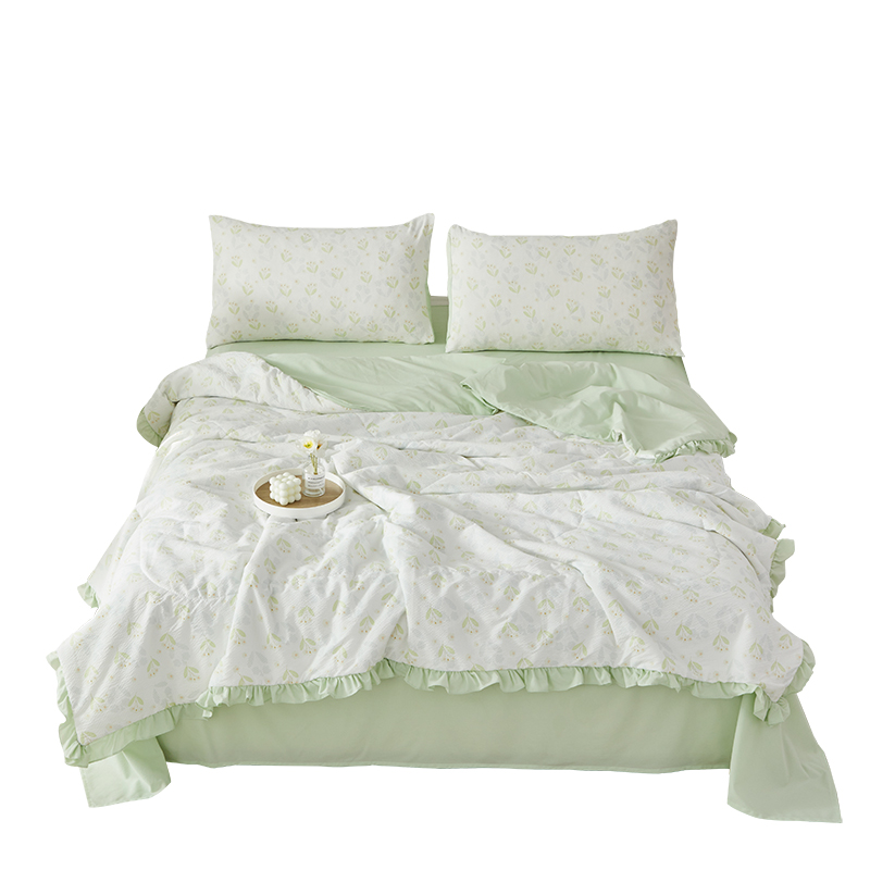 恒源祥春日小竺棉四季套件HYX267TJ被套（夏被）200*230cm  