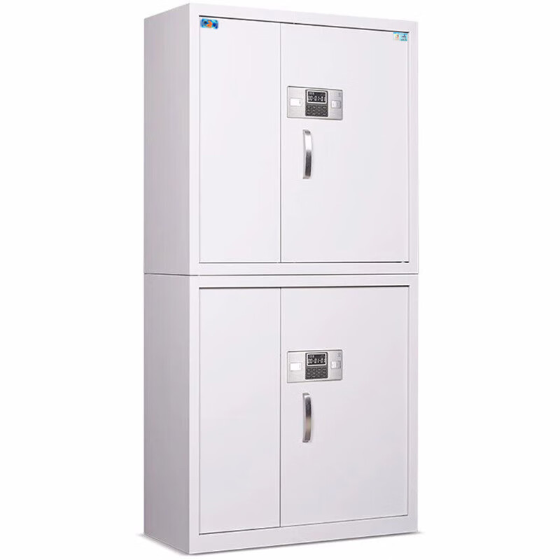 虎牌电子保密柜档案柜资料柜加厚钢板 分体双节密码保险柜办公柜文件柜 单位：台 灰色