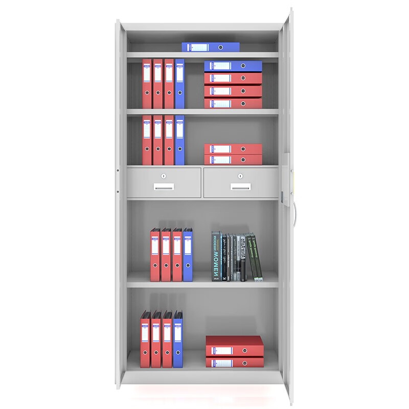 虎牌(TIGER)电子保密柜大型指纹密码锁 钢制办公用通体文件柜 无钥匙 单位：台 灰色