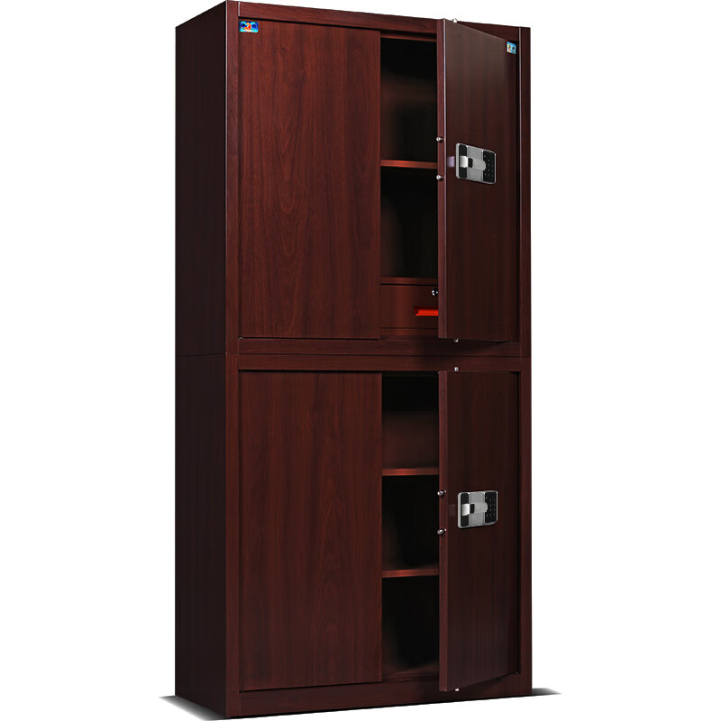 虎牌GB1850型保密柜加厚钢板分体双节电子密码锁保险柜办公用文件柜 单位：台 酒红