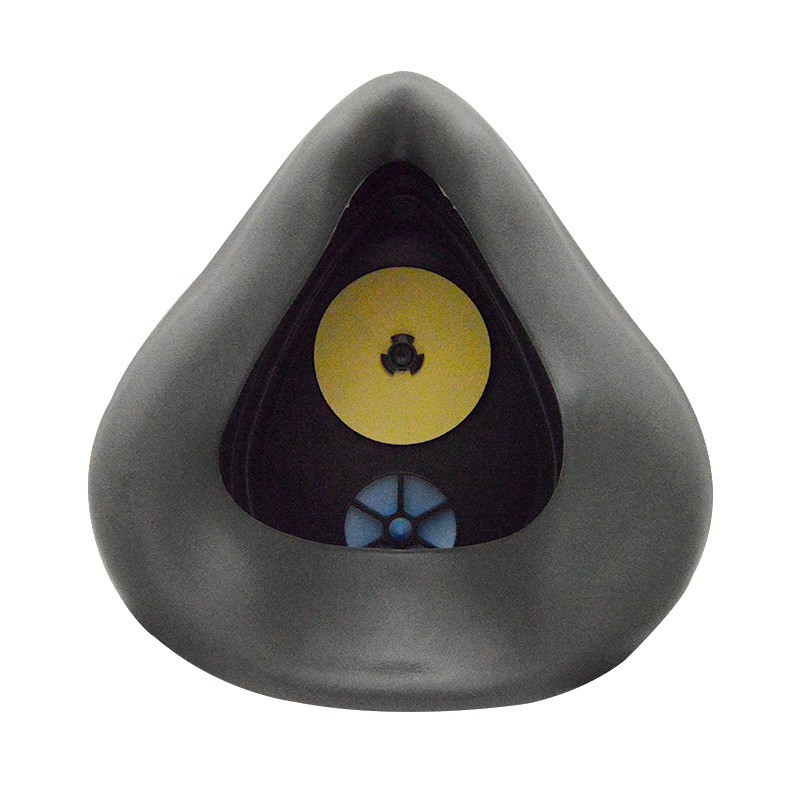 3M3200半面具 防粉尘防毒气煤矿打磨喷漆用防尘面罩3M口罩防尘面具 单位：个 浅灰色