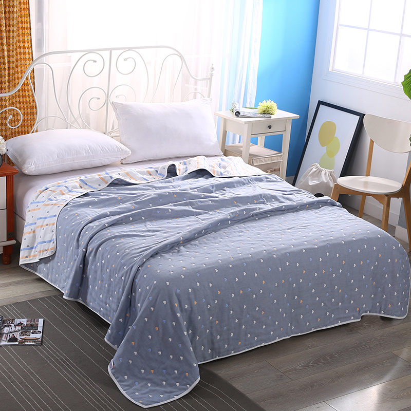 洁丽雅六层毛巾毯-心愿-灰色 150*200CM 单位：（床）JLY-TZ199 浅灰色 150*200CM