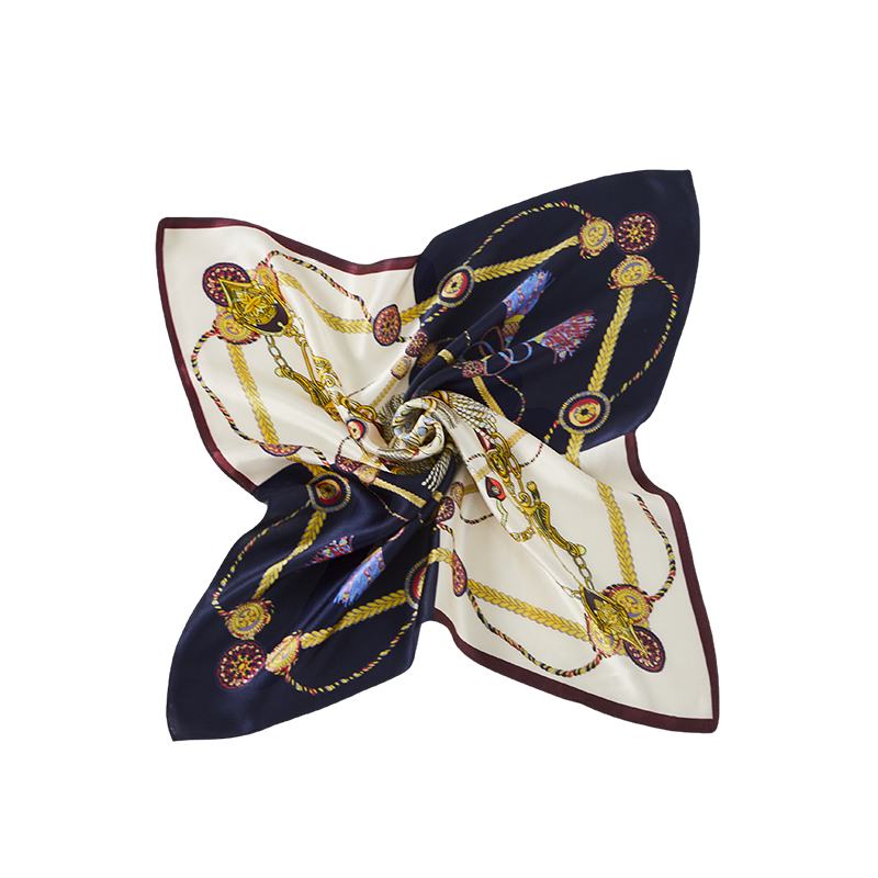 恒源祥真丝小方巾HYX001SJ（单位：条）53*53cm 丝路