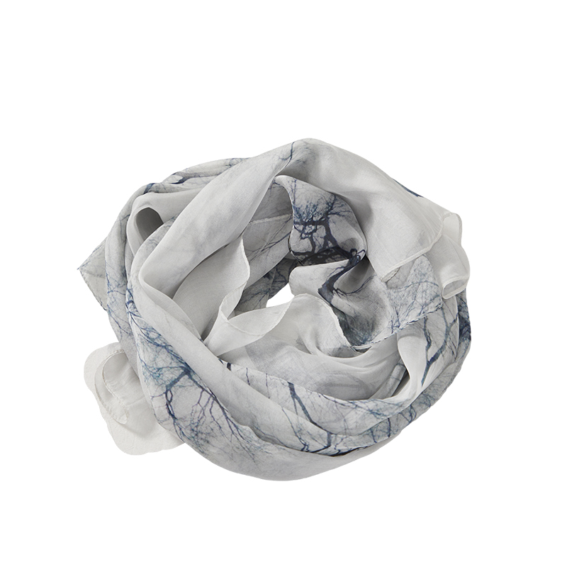 恒源祥真丝雪纺长巾HYX002SJ（单位：条）65*175cm 醉清烟