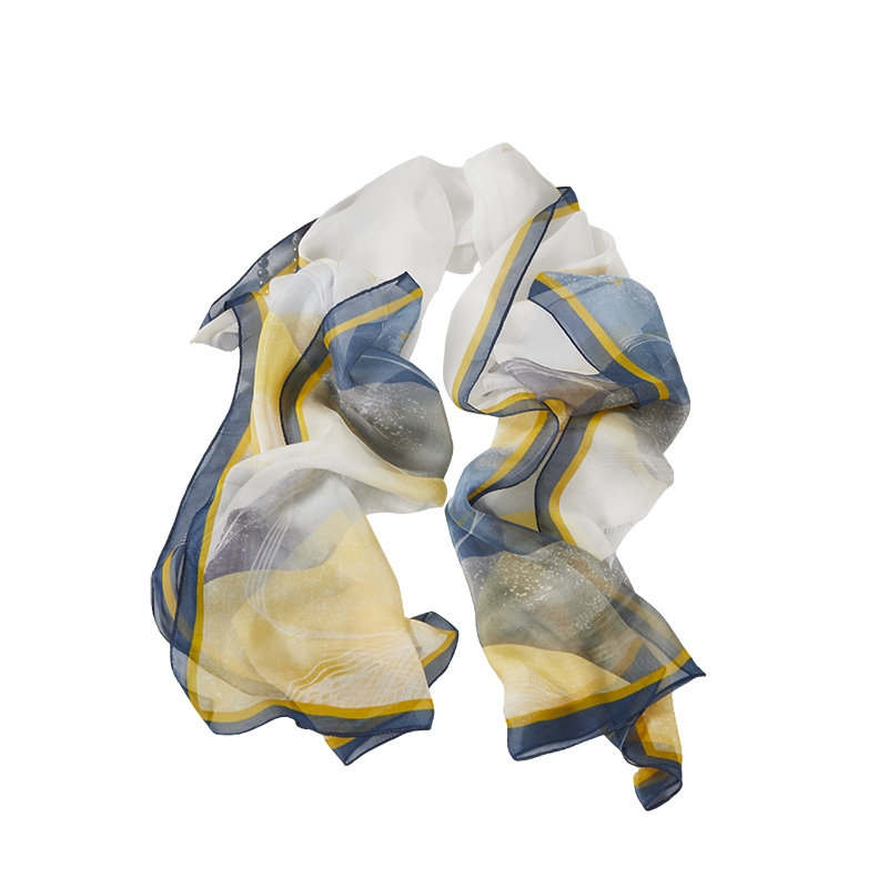 恒源祥真丝雪纺长巾HYX002SJ（单位：条）65*175cm 浮光