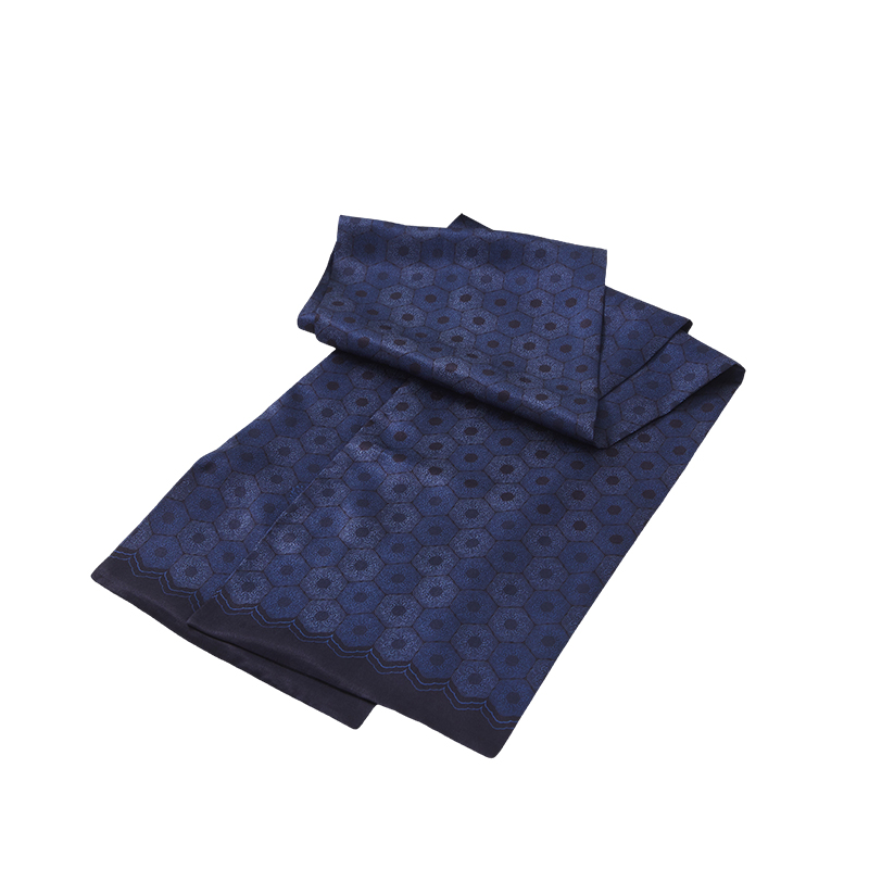 恒源祥男士商务双层真丝长巾HYX003SJ（单位：条）150*22cm 艾博