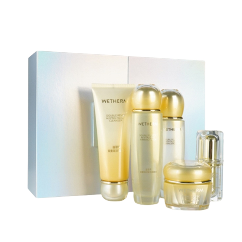 温碧泉套装紧致双重弹润洁水乳霜眼霜礼盒 护肤品保湿3.8女神妇女节礼物