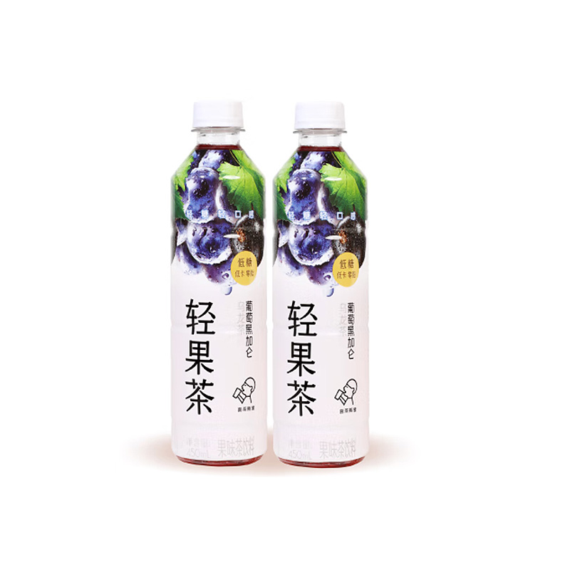 喜茶葡萄黑加仑乌龙茶果味茶饮料450ML*15瓶 白色 450ML*15瓶