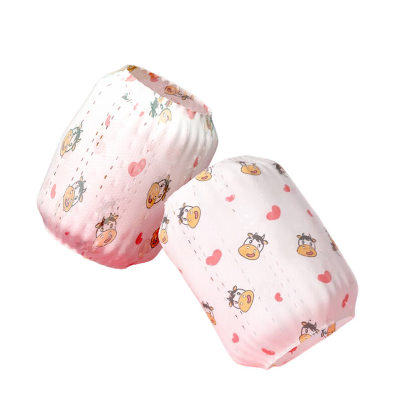 安可新儿童袖套宝宝护袖一次性套袖幼儿园防水婴儿袖套独立装小牛款20对*5包（单位：包） 混色