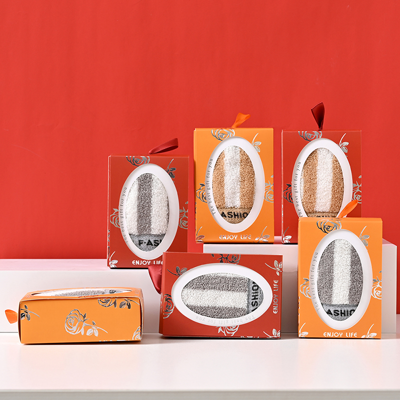 UOMI纯棉方巾礼盒-优趣-1 混色