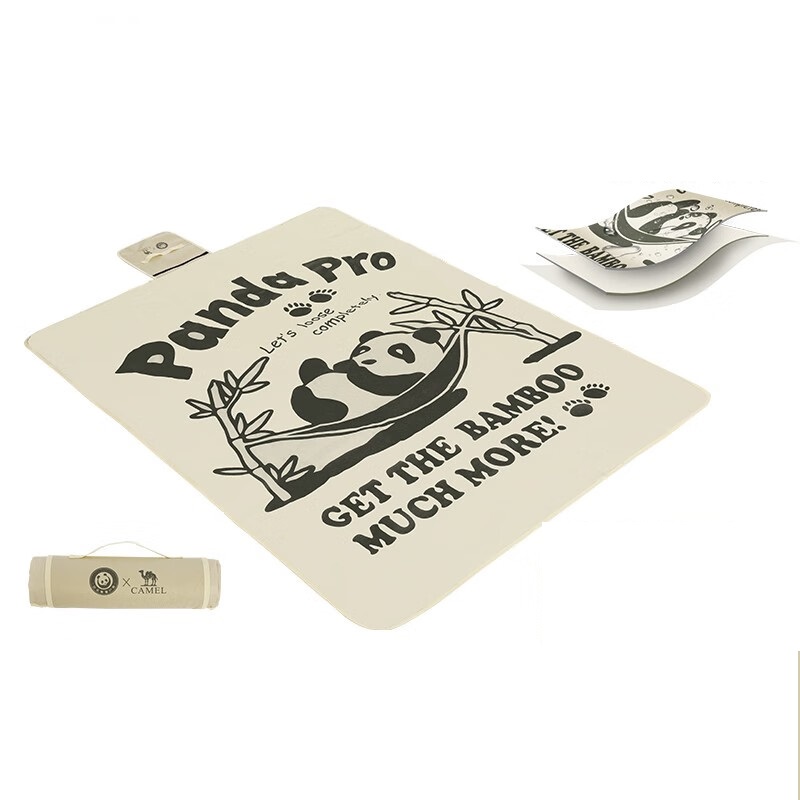 骆驼户外露营野炊春游防潮防水加厚野餐垫1J32266312 个 米白色