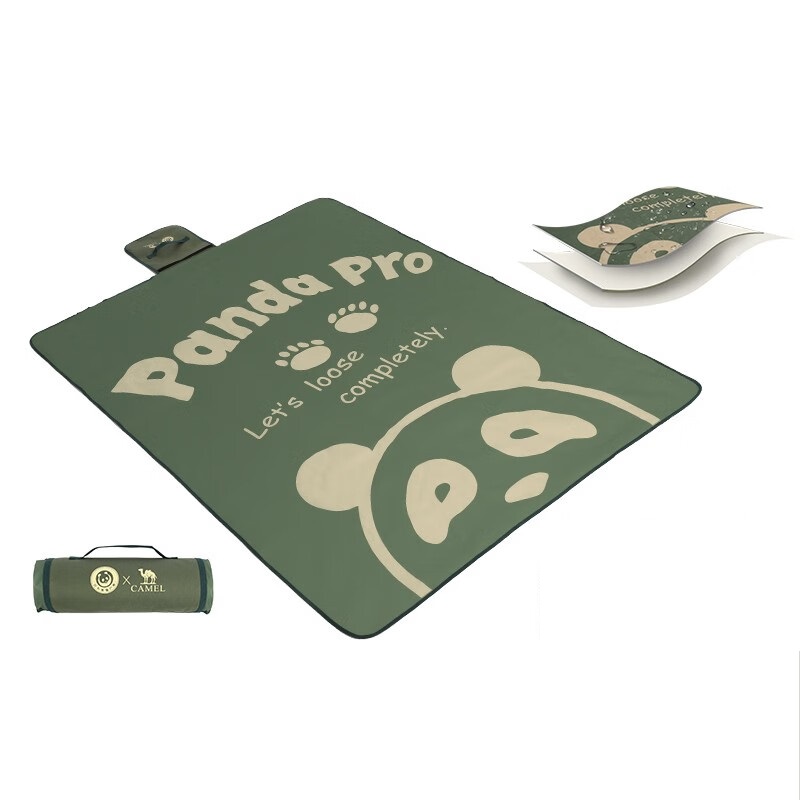 骆驼户外露营野炊春游防潮防水加厚野餐垫1J32266312 个 松柏绿