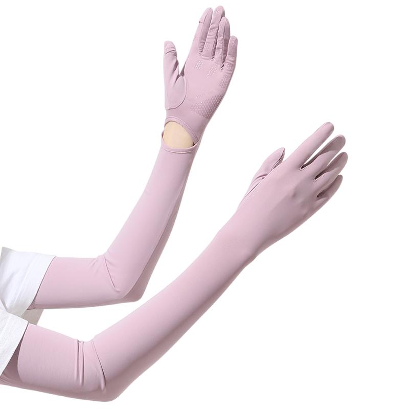 恒源祥一体式防晒冰丝套袖HYX020ST（单位：副） 香芋紫