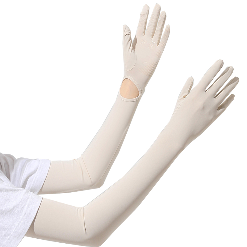 恒源祥一体式防晒冰丝套袖HYX020ST（单位：副） 月白米