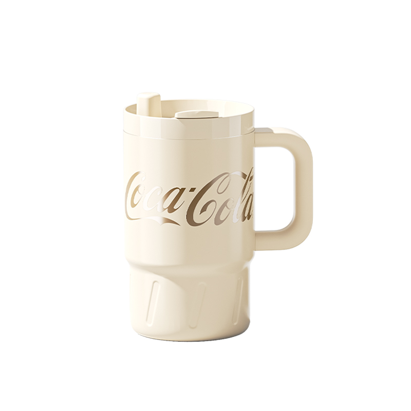 NONOO大大大吸管杯&middot;可口可乐NS800B1  800ml流金白（单位：个） 银色