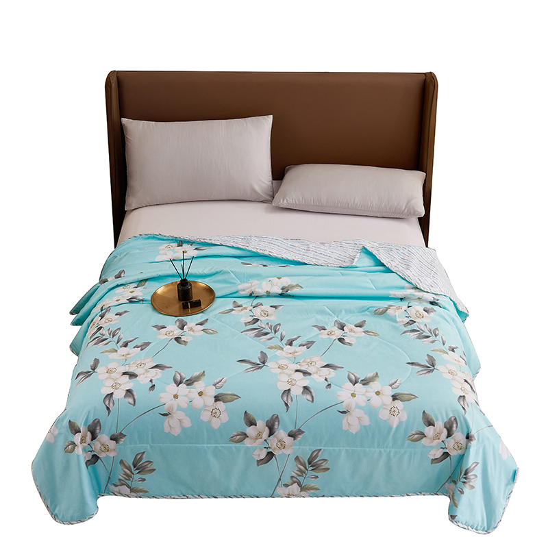 艾逸瑶选圣安娜夏被200*230cm/JF-24108（单位：床） 蓝色