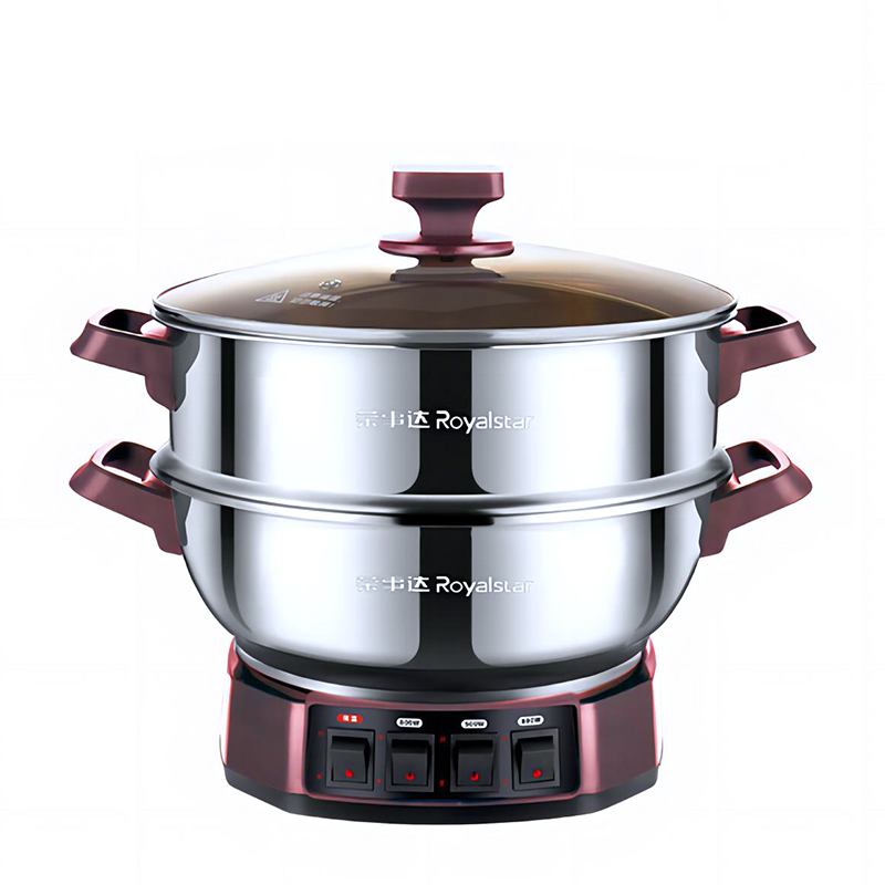 荣事达（Royalstar）2100W大功率山东多用途锅 3L铸铁锅RDG-ZH32B（单位：台） 不锈钢色