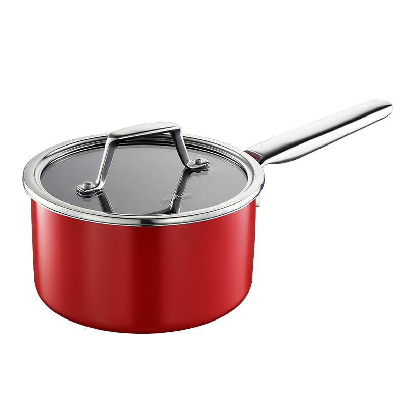 德世朗 云璟系列珐琅汤锅20cm DP908-S18RD（单位：套） 红色