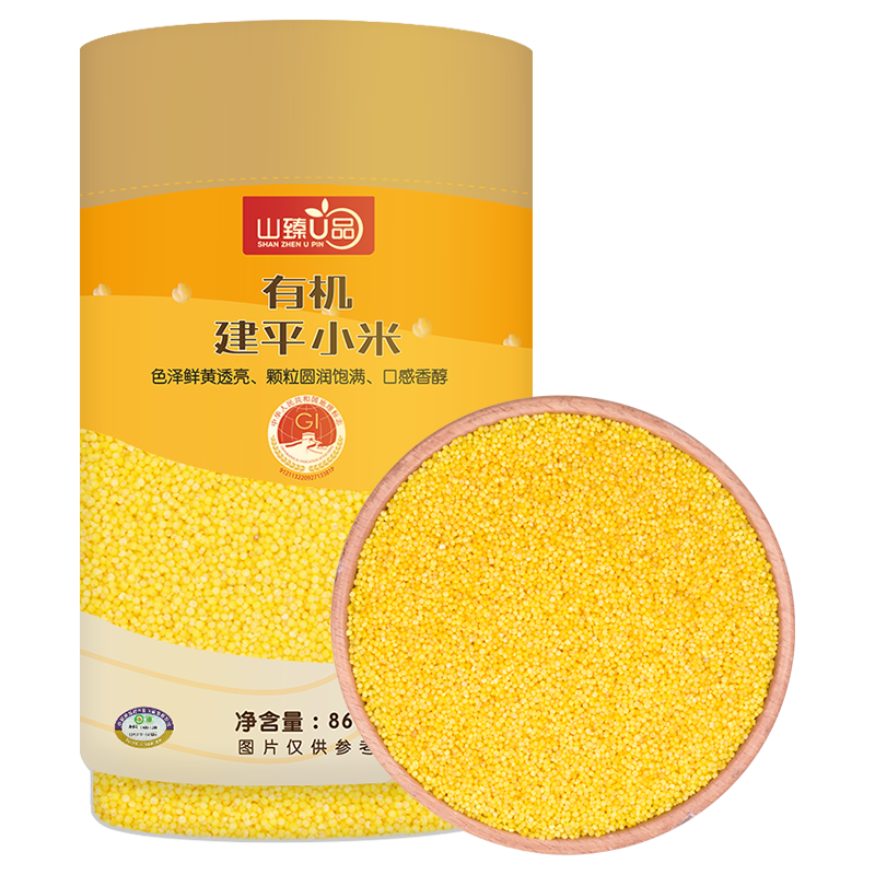 山臻U品有机小米860g杂粮 /罐