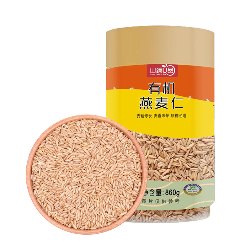 山臻U品有机燕麦仁860g /罐