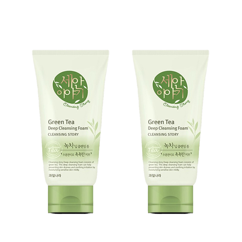 水果之乡 洗颜故事绿茶洗面奶150克*2（单位：支）  