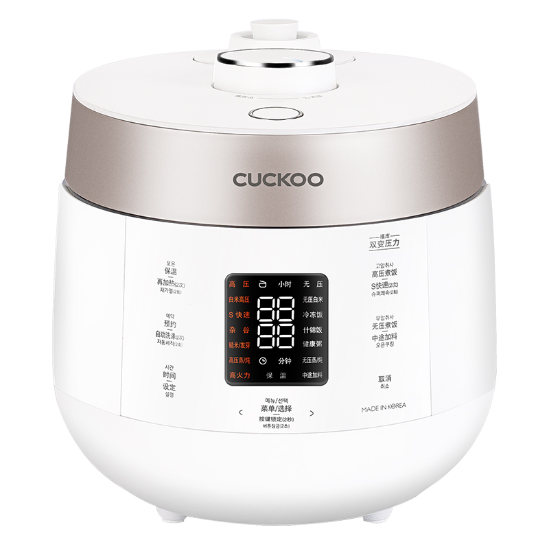 CUCKOO福库CRP-ST1011FW韩国原装进口多功能智预约能双压电饭煲（单元：台） 白色