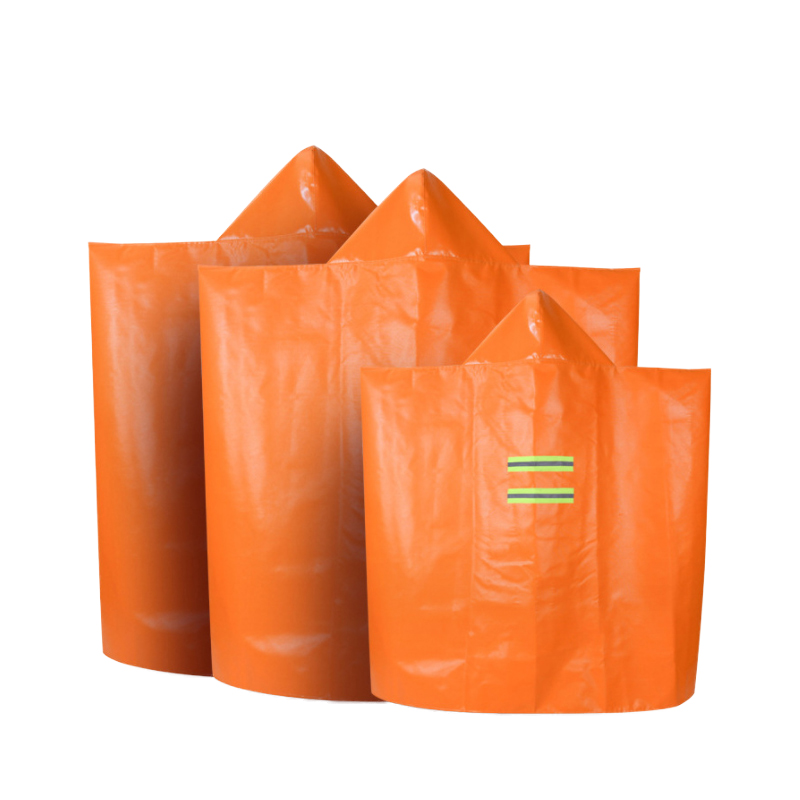 信霆 家用阻燃逃生耐高温防护硅胶灭火毯 防火衣服披风 儿童防火斗篷/件 橙色