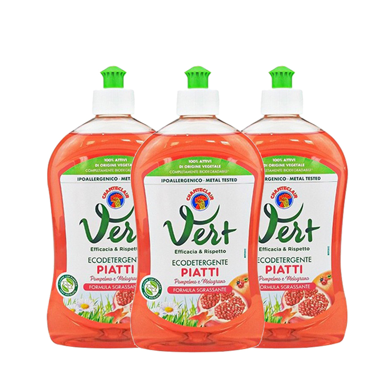 大公鸡管家石榴味浓缩洗洁精500ml*3（单位：瓶）  