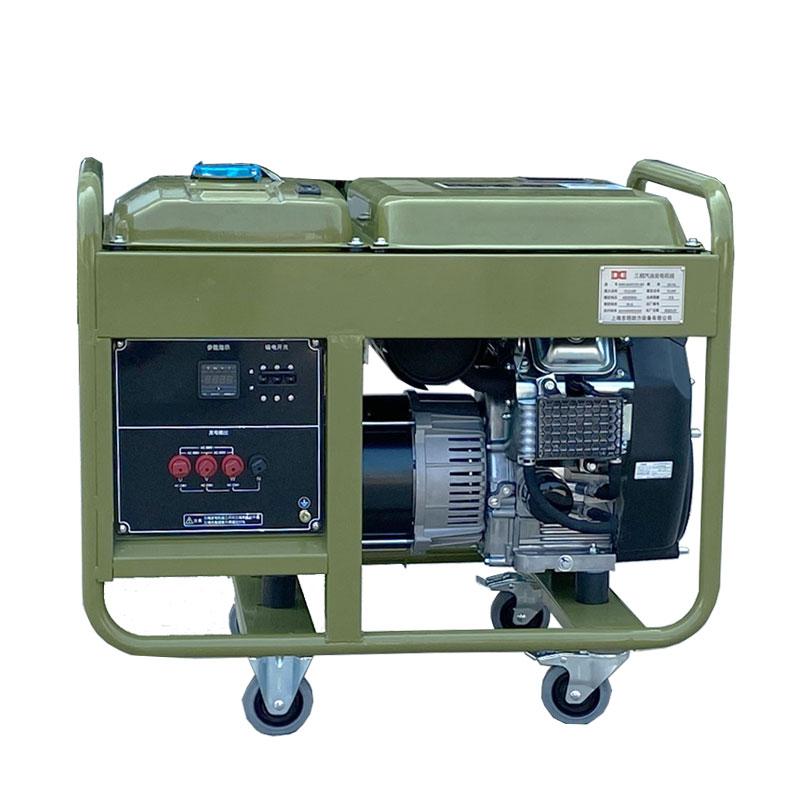DONMIN东明 三相10千瓦野外露营训练便携发电机DMS12000CXD-BD 台 军绿色