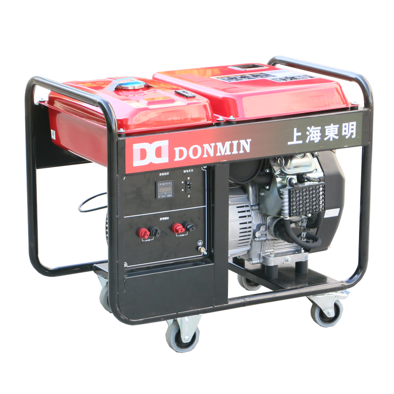 东明 DONMIN220V单相10千瓦汽油发电机组，应急备用发电机DM12000CXD-1台 黑色