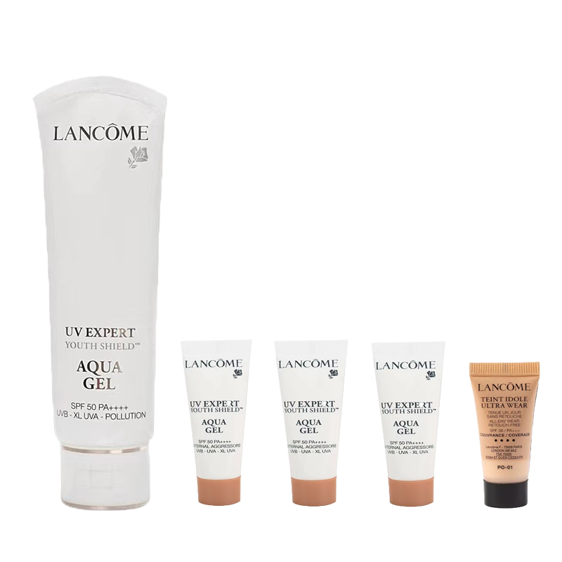 兰蔻轻透水漾防晒乳50ml  （含4个小样）白色（单位：支） 本白色