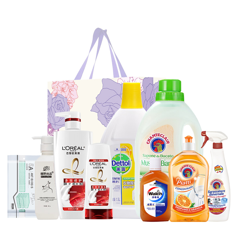 欧莱雅/大公鸡管家/威露士/滴露/娜野尚品组合6120g（单位：套）  