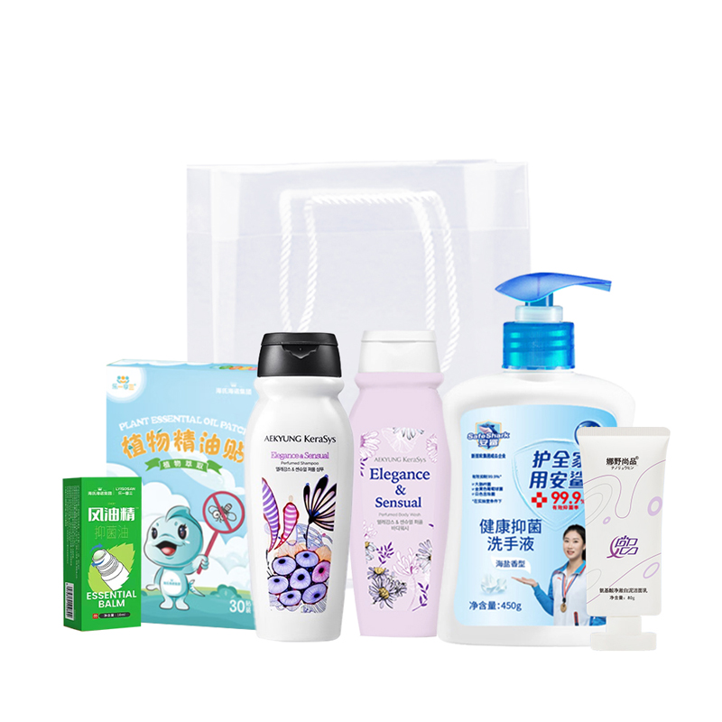 爱敬/海氏海诺/安鲨/娜野尚品洗护清洁组合940ml+30贴（单位：套）  