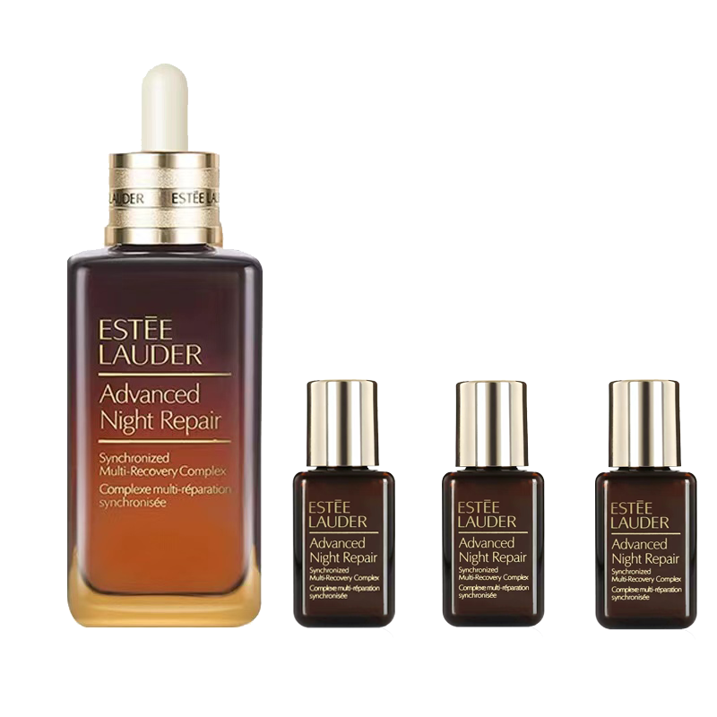 雅诗兰黛特润修护肌活精华露50ml（第七代）（含3个小样）棕色（单位：瓶） 宝石蓝