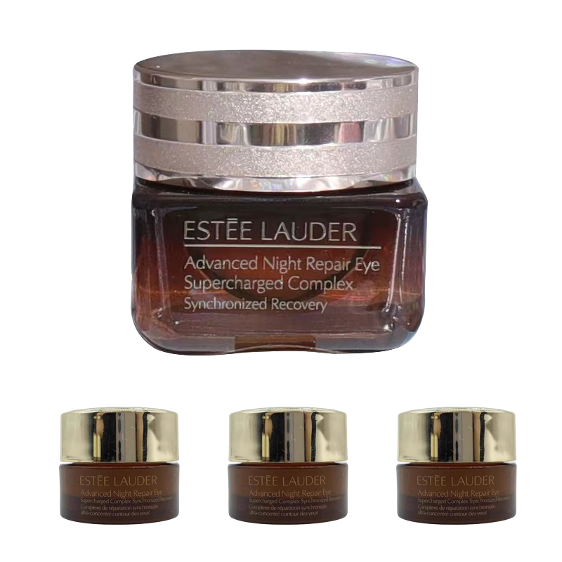 雅诗兰黛特润修护肌活精华眼霜15ml（新款）（含3个小样）棕色（单位：瓶） 婴儿蓝