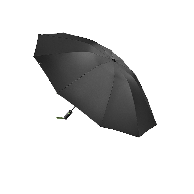 蕉下（beneunder）三折自动雨伞RP63224（单位：把） 曜石黑