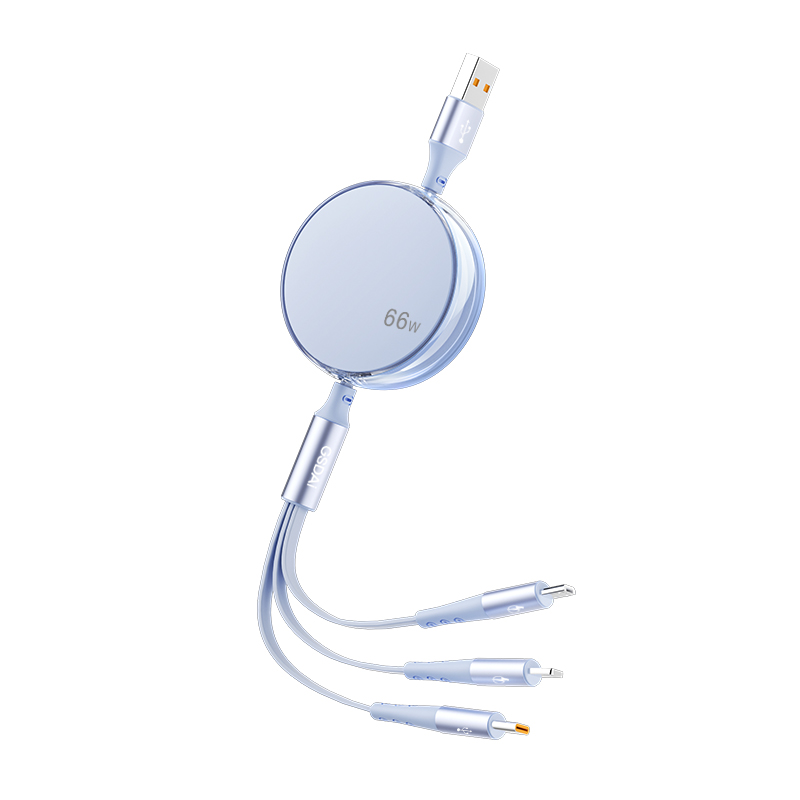 GSDAi极时代魅蓝6A一拖三伸缩数据线  GT-X1 单位 条 蓝色